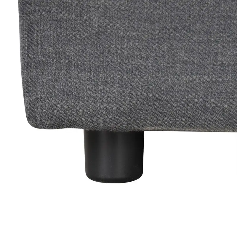 92.9W L-shaped Modular Sectional Sofa with Cushions and 3 Pillows