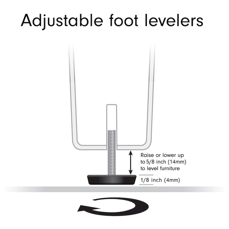 Hera 20 Wide Square Side Table with Clear Shelf