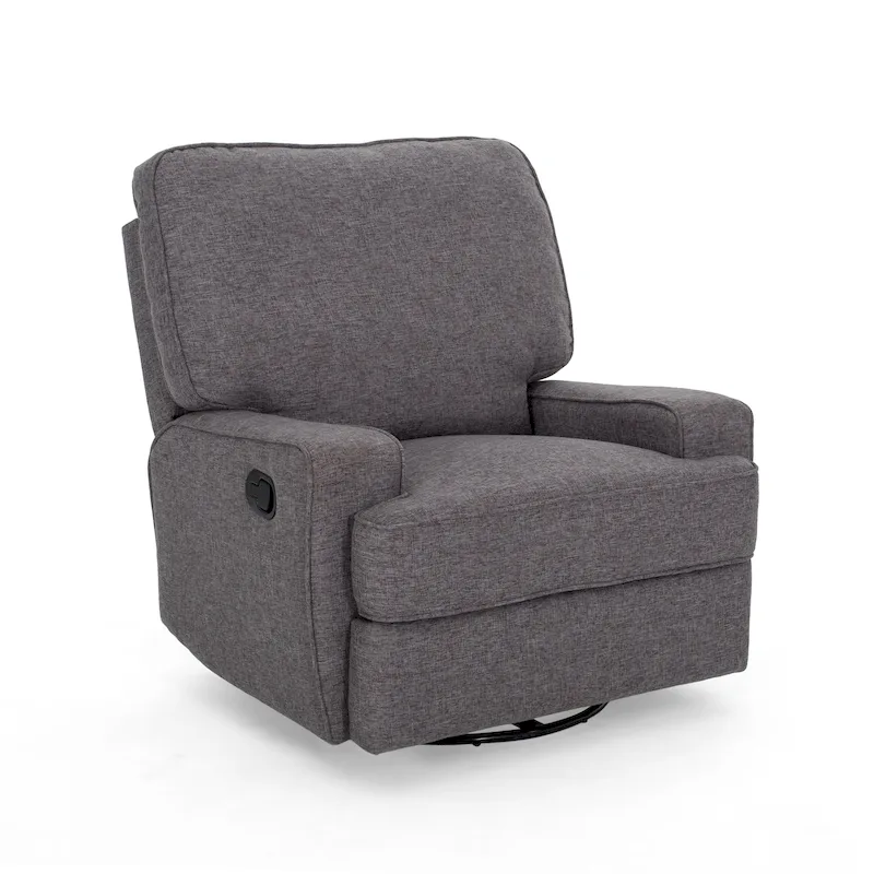 Crockett Traditional Glider Recliner with Swivel by Christopher Knight Home