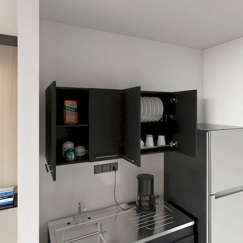 Sitka Wall Cabinet, Two Spacious Divisions