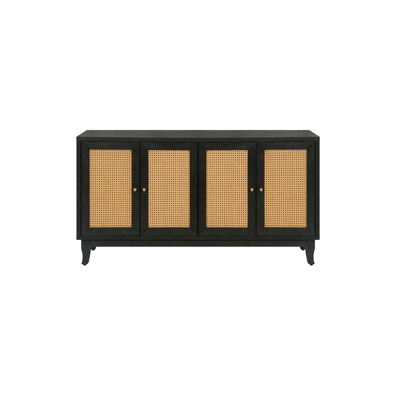 Rattan Sideboard Buffer Cabinet