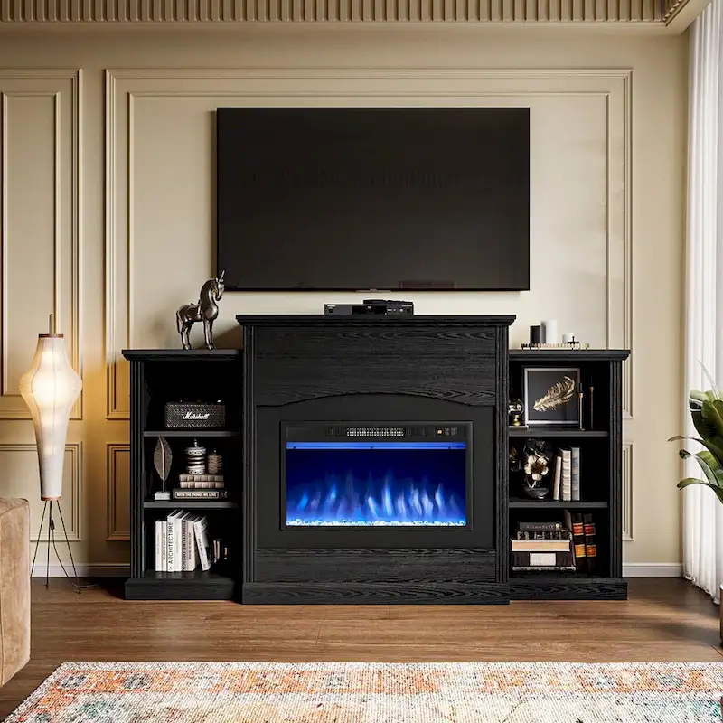 Electric Fireplace with 67 Mantel
