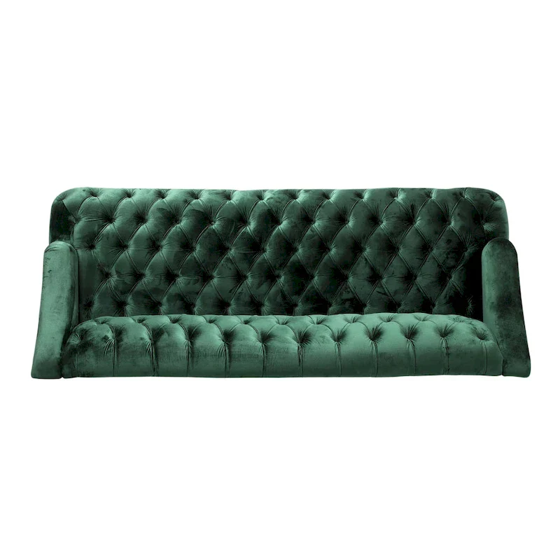 Adelia Modern Glam Tufted Velvet Sofa by Christopher Knight Home