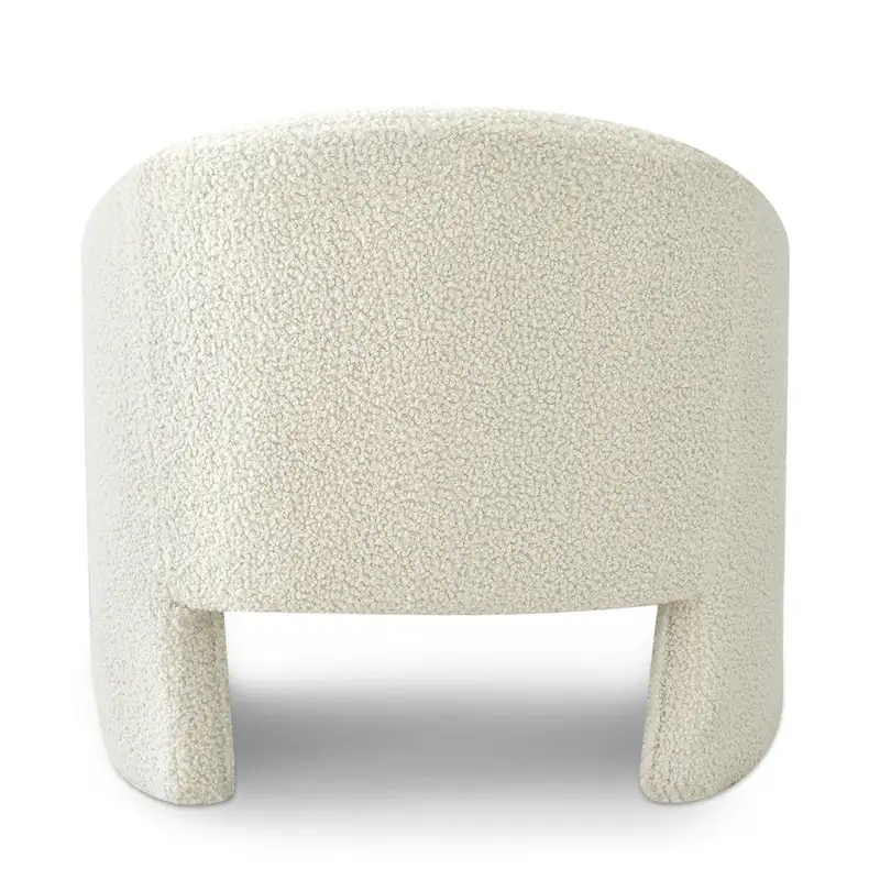 Upholstered Barrel Accent Chair