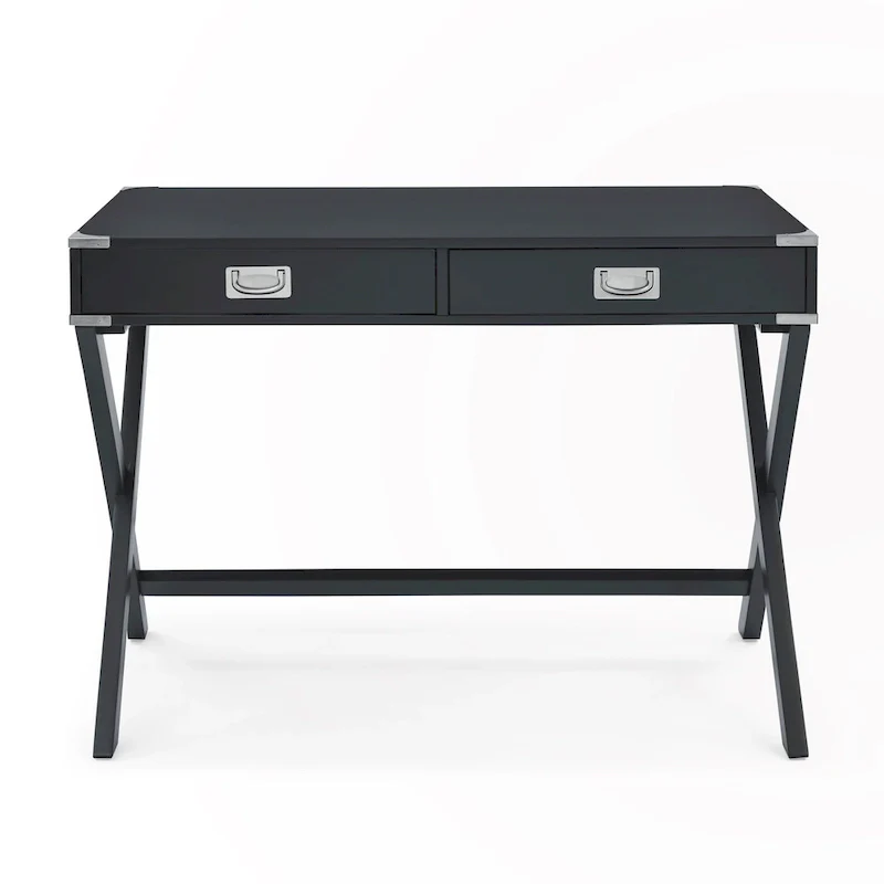 Solid Wood Computer Desk with Drawers