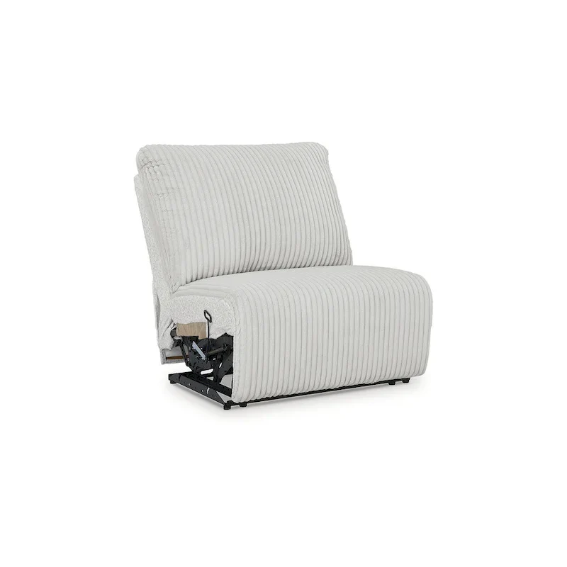 Signature Design by Ashley Top Tier Light Gray 6-Piece Reclining Sectional with Chaise - 149.5W x 132.5D x 40H