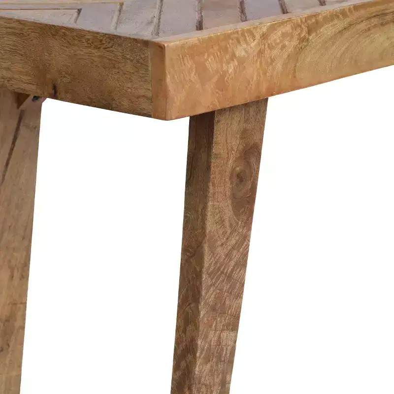 GDFStudio Hawley Boho Handmade Mango Wood Bench