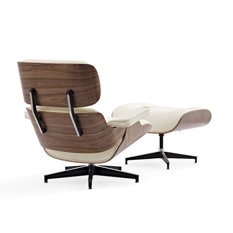 Mid Century Modern Leather Lounge Chair Armchair Recliner