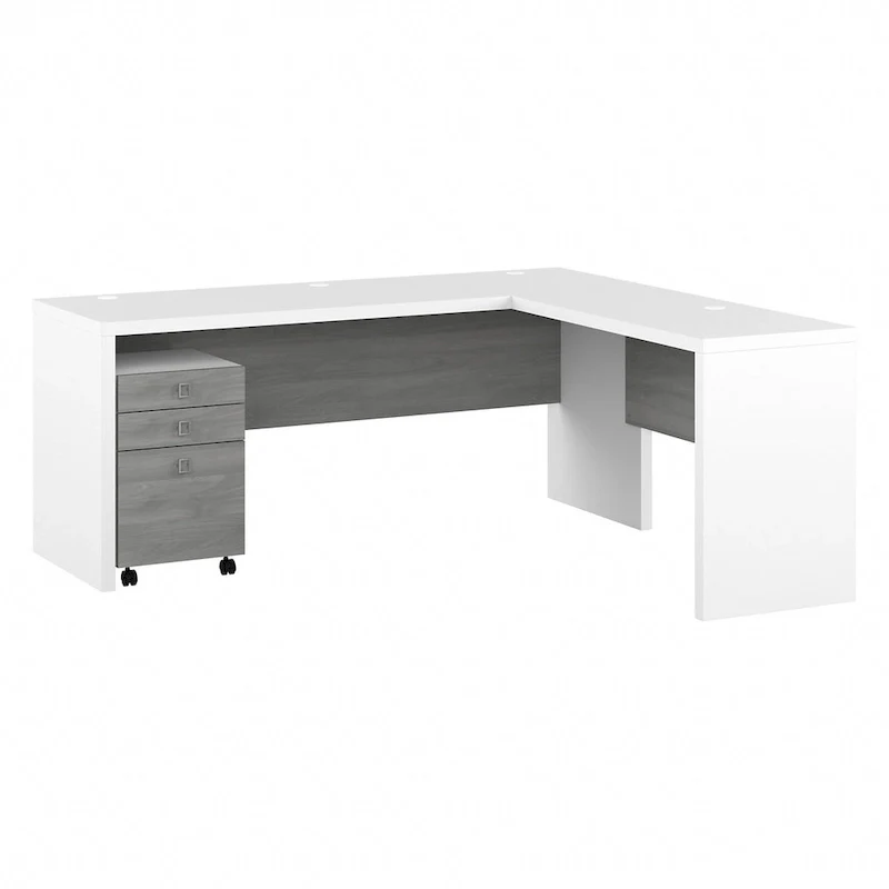 Echo 72W L Shaped Computer Desk w/ Drawers by Bush Business Furniture