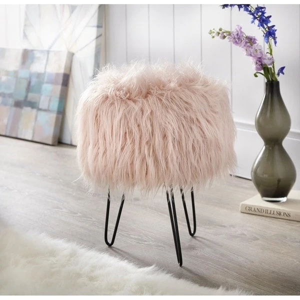 Simple Living Patrice Round Stool