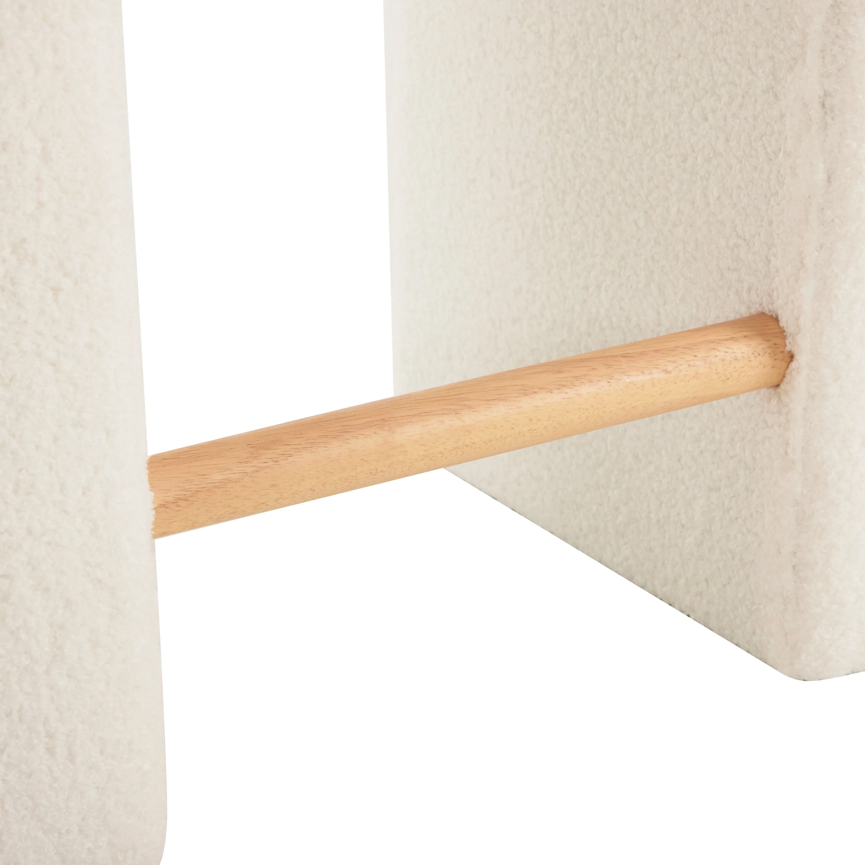 Set of 2 Modern Inverted U-Shape Bar Stools