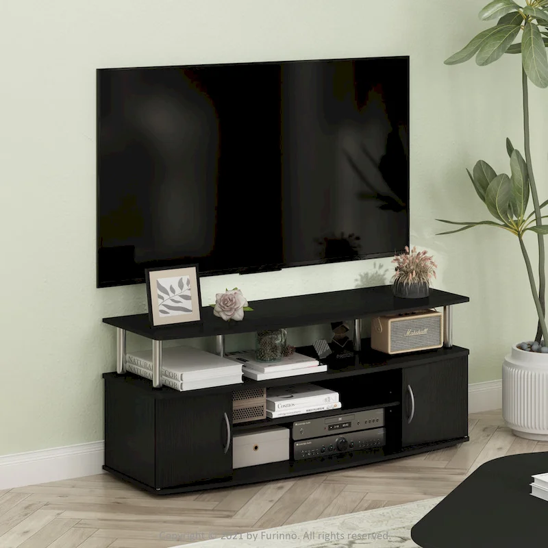 Furinno JAYA Large Entertainment Center Hold up to 55-IN TV