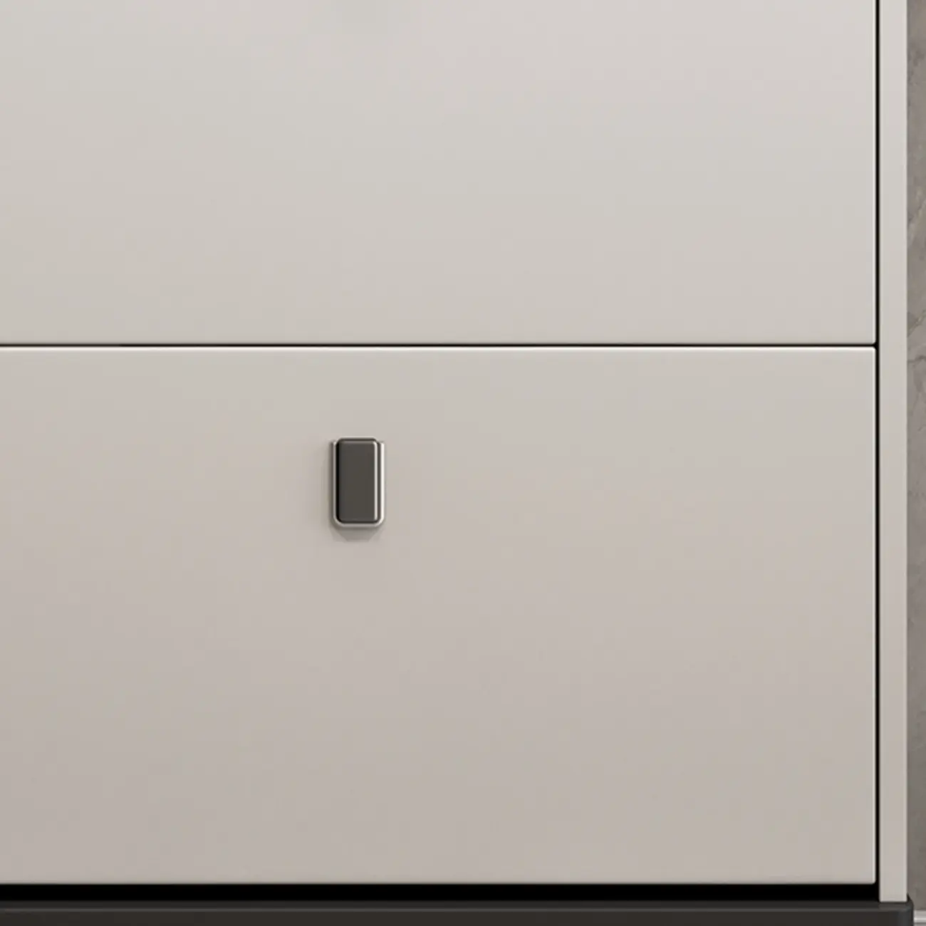 Modern Wood Shoe Cabinet with Adjustable Shelves, Entryway