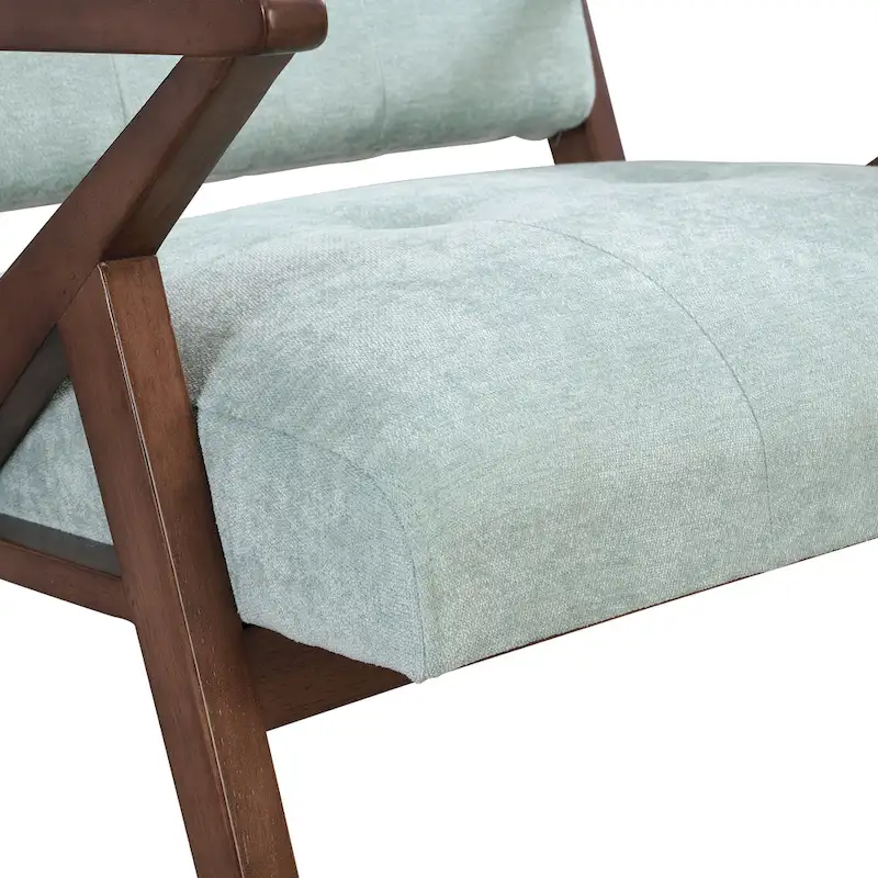 Accent Arm Chair with Wooden Frame