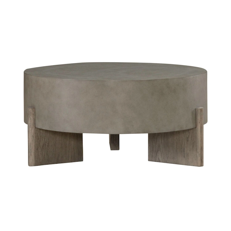 Affinity Dusty Taupe & Concrete 3 Piece Round Cocktail Table Set