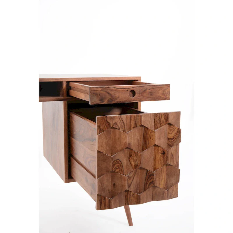 Aurelle Home Oslo Mid-Century Modern Desk