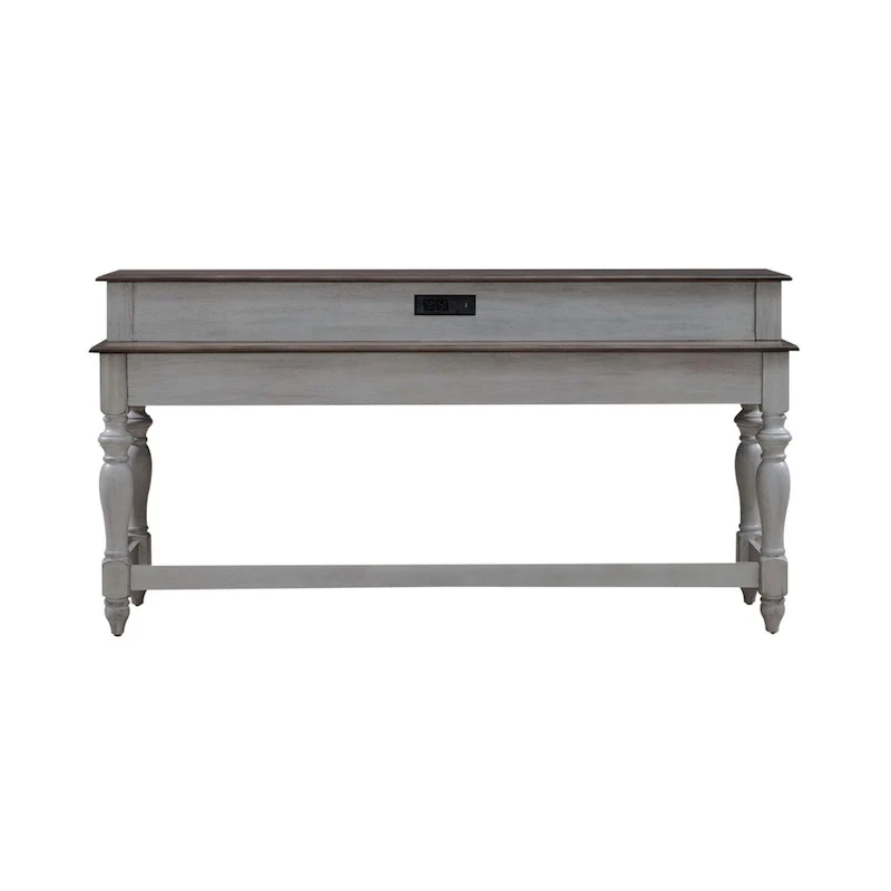 Ocean Isle Antique White 4-Piece Console Table Set