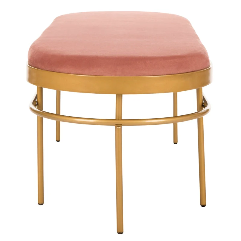 SAFAVIEH Omie Oval Bench - 63 x 22 x 20 - 63Wx22Dx20H