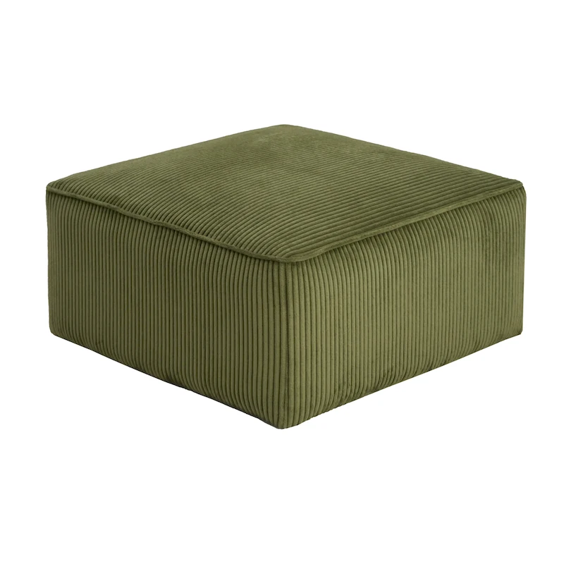 Christopher Knight Home - Yzabella Faux Leather Square Ottoman