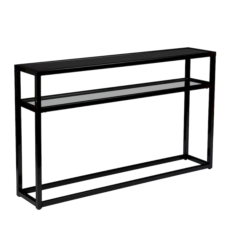 SEI Furniture Baldrick Modern 50 Long Console Table with Shelf