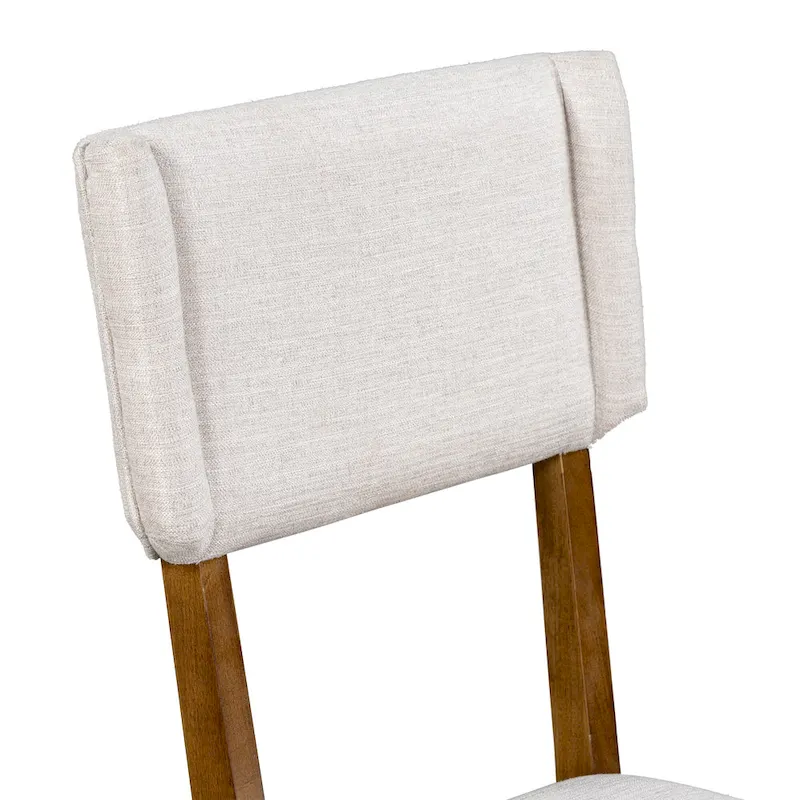 5-Piece Wooden Dining Table Set with 59  Rectangular Table & 4 Chairs