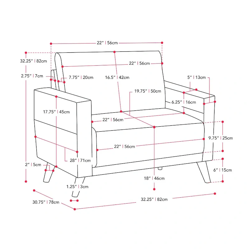 Clara Modern Armchair, Light Grey
