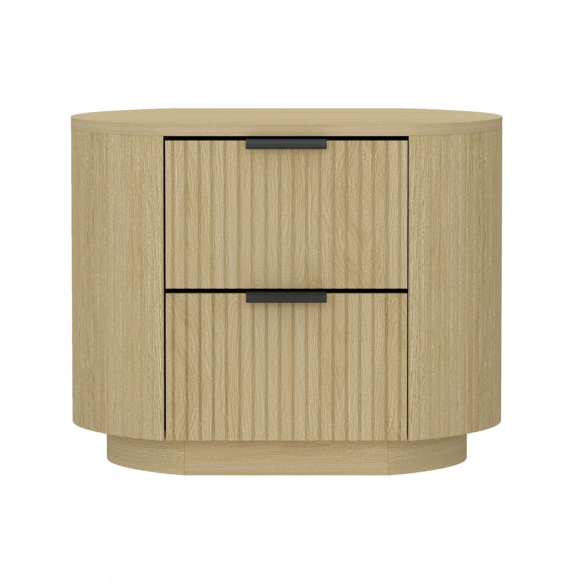 Olivia Fluted 27' 2-Drawer Nightstand