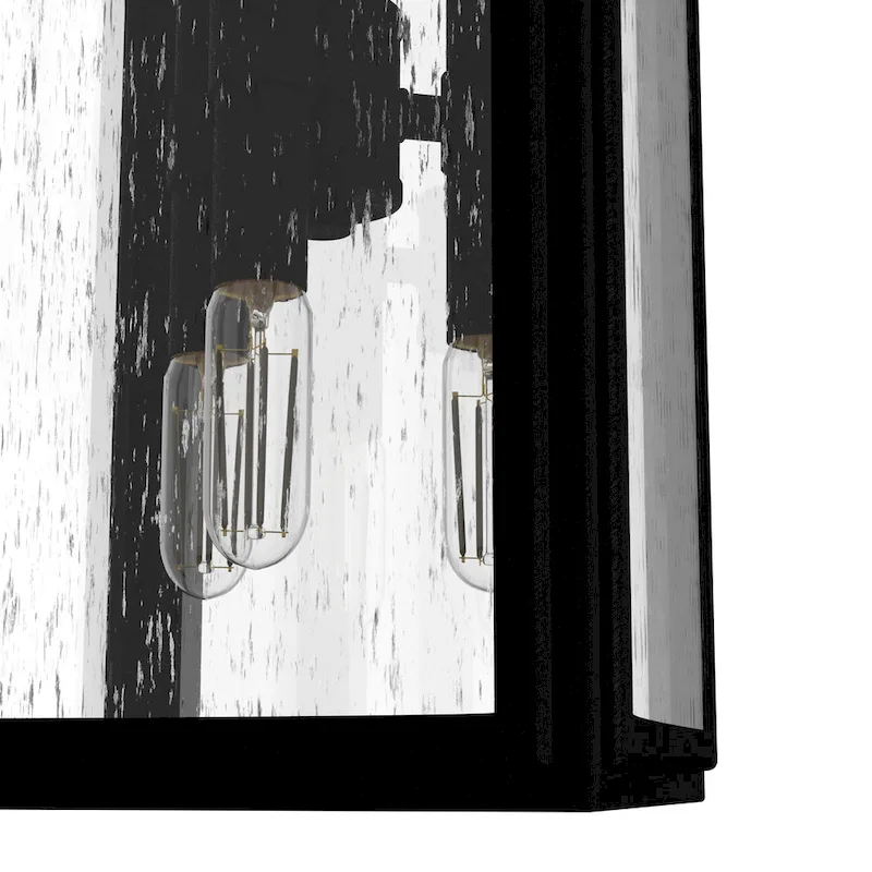 Hunter Felippe 6-Light Pendant w/Clear Seeded Glass, Modern Farmhouse, Industrial - Island, Dining, Entry, Bedroom, Hallway