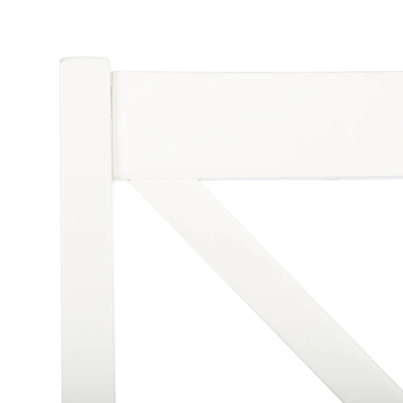 SAFAVIEH Lulla Farmhouse x-Back Dining Chair (Set of 2) - 18.4  W x 19.9  L x 37  H - 18Wx20Dx37H