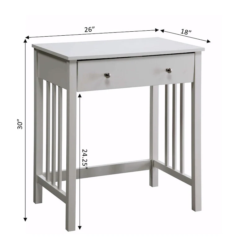 Convenience Concepts Designs2Go Mission Desk with Keyboard Drawer