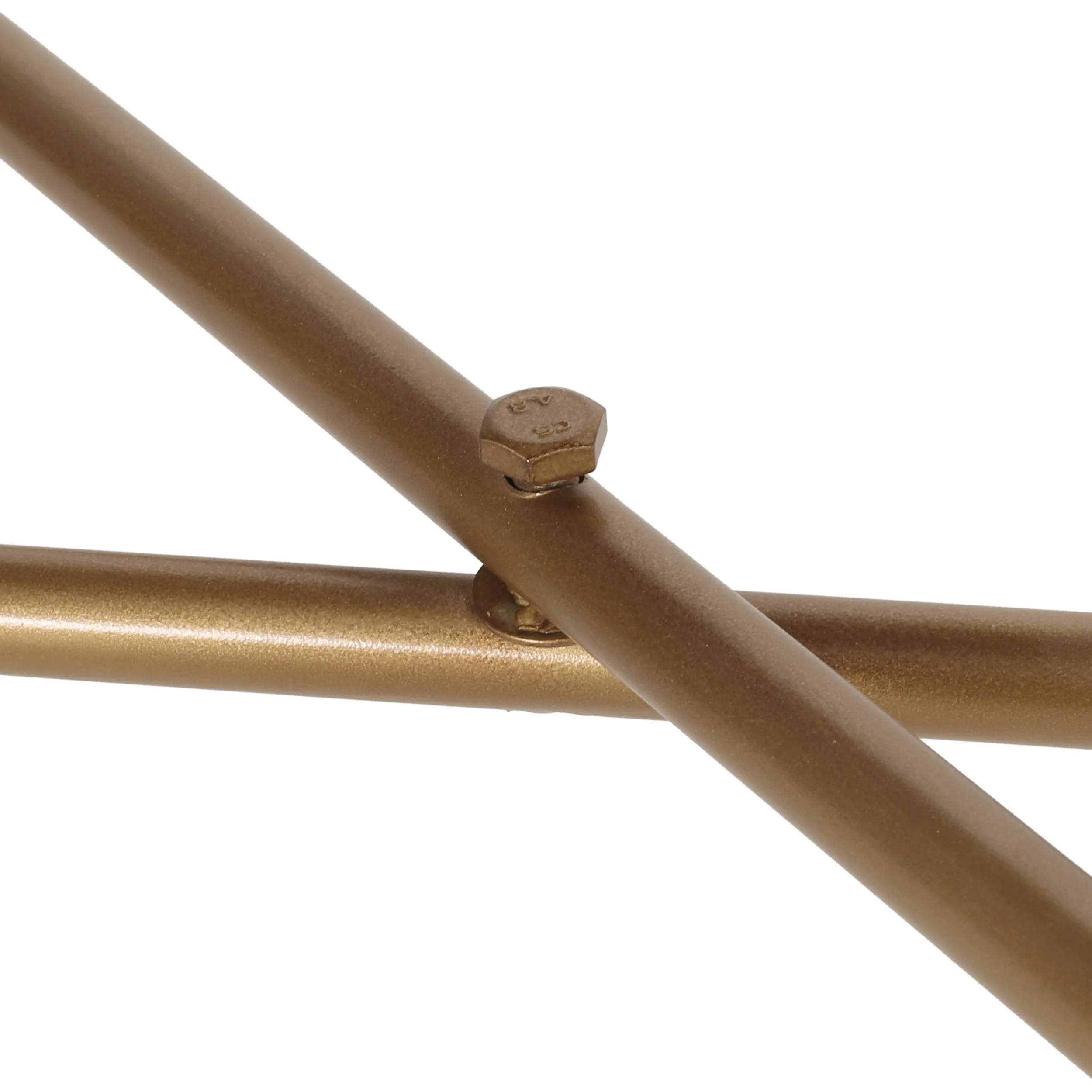 Rustic Glam Console Table with Wicker Accents, Walnut, Natural, and Antique Gold - NH292513