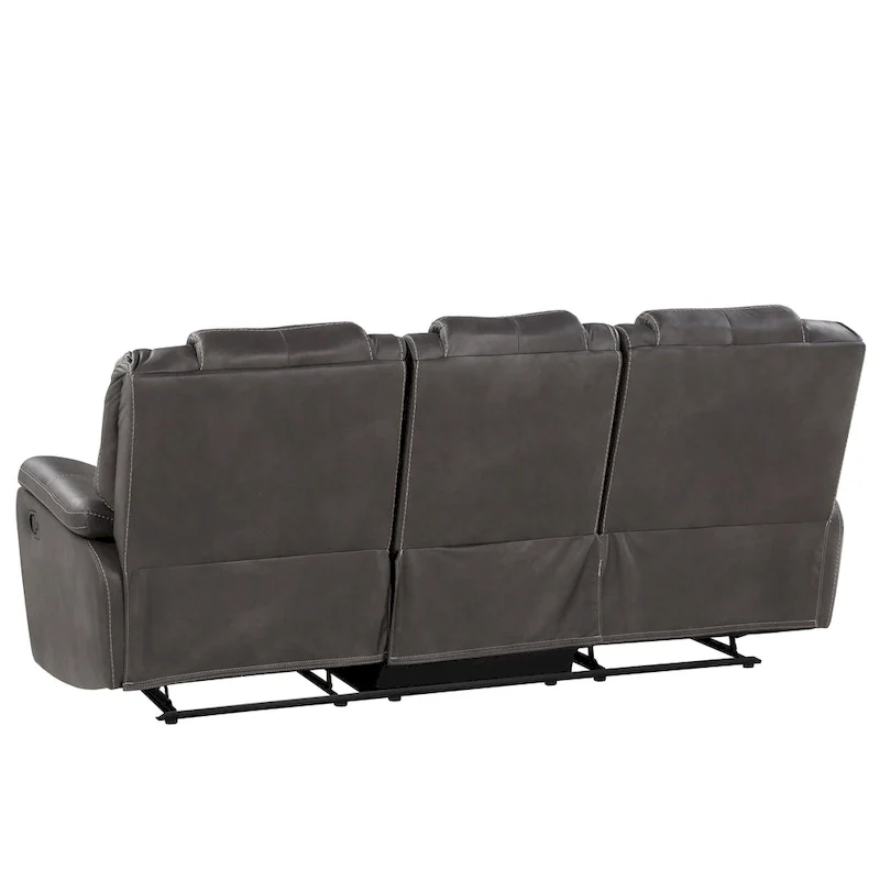 Steve Silver Kameryn Faux Leather Manual Reclining Sofa