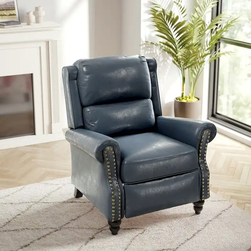 Modern Padded Seat Recliner Chair with PU Leather