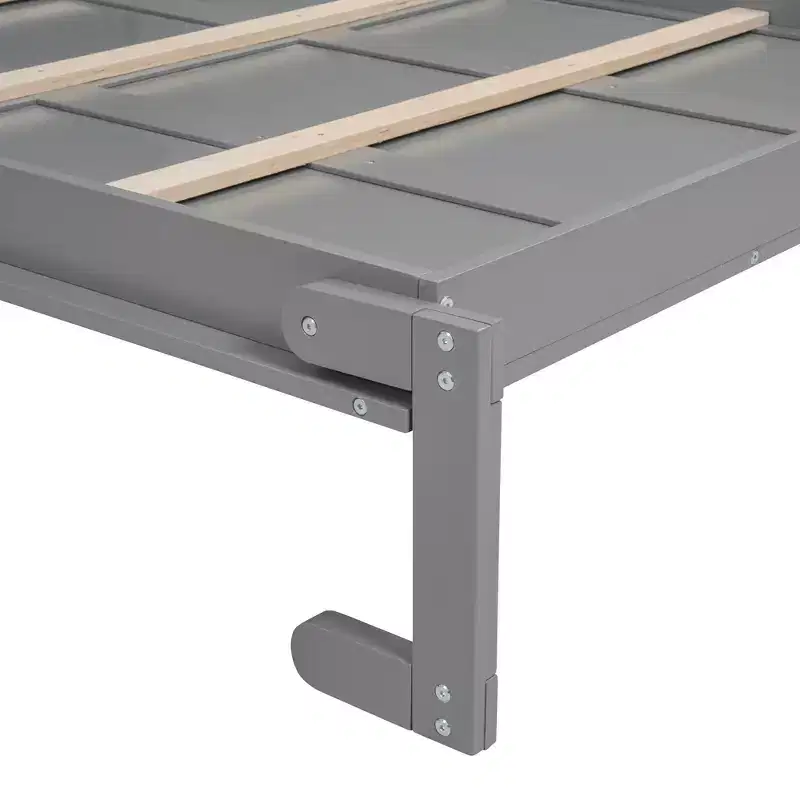 Whisen Murphy Bed Wall Bed with Shelves