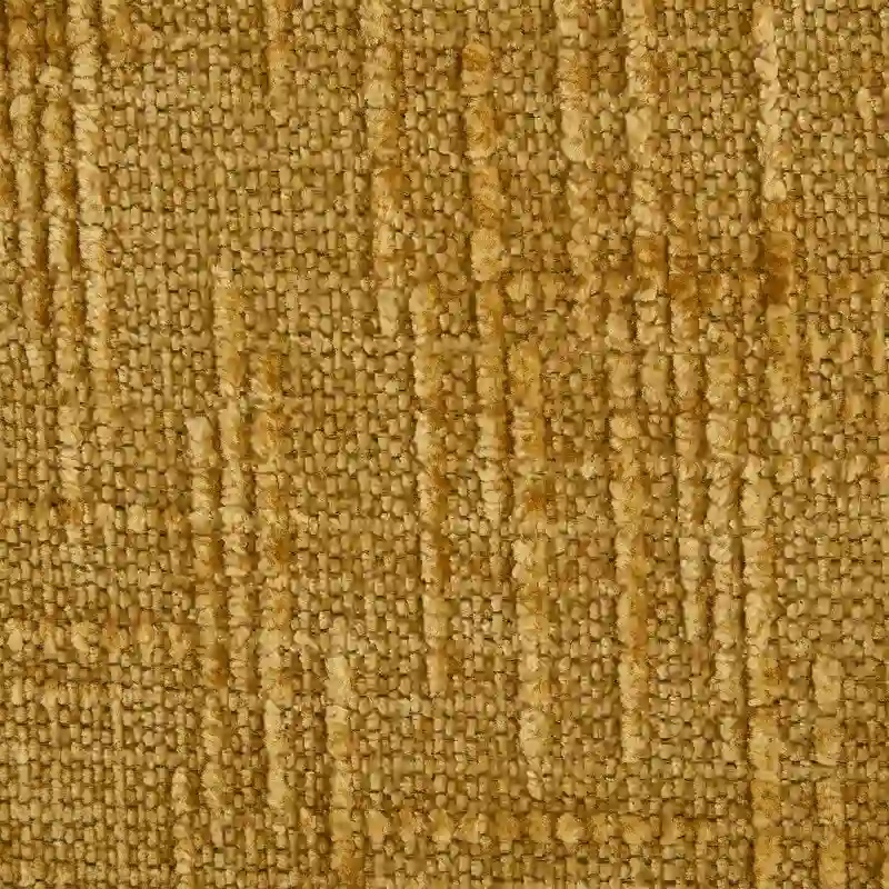 76.77  Chenille Upholstered Sofa with 2 Ottomans