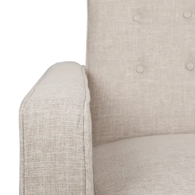 Denison Upholstered Loveseat Pushback Recliner by Christopher Knight Home