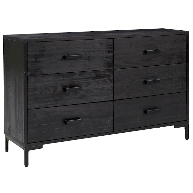 vidaXL Sideboard Coffee Bar Buffet Cabinet Modern with Drawers Solid Wood Pine - 43.3 x 13.8 x 27.6