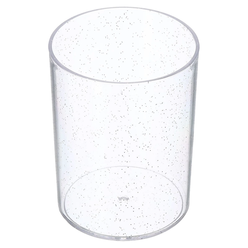 Acrylic Pencil Holder, Makeup Brush Holder Round Desktop Organizer