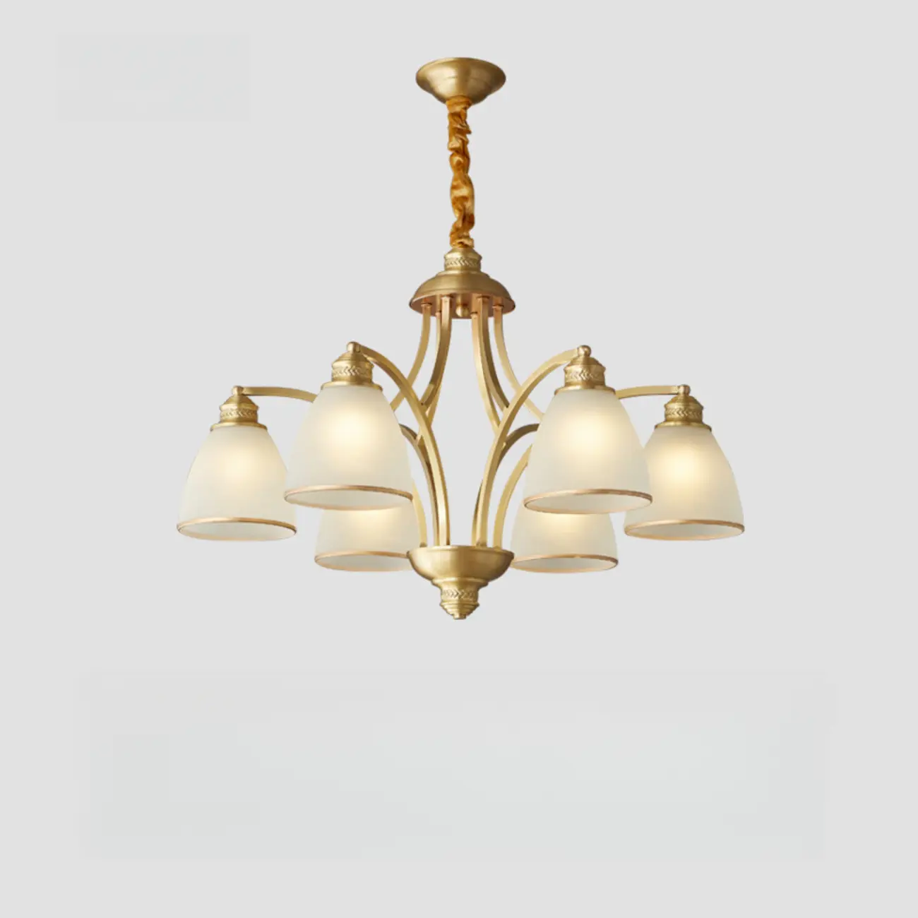 Elegant Modern Hanging Chandelier with Adaptive Height