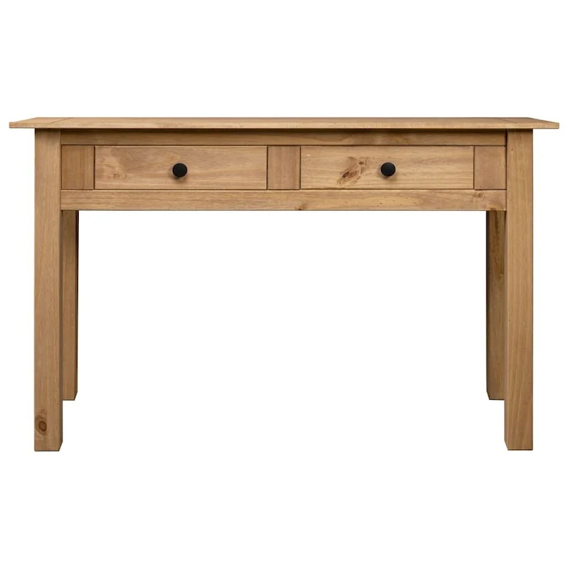 vidaXL Console Table Entryway Table Side Table Solid Pine Wood Panama Range - 43.3  x 15.7  x 28.3