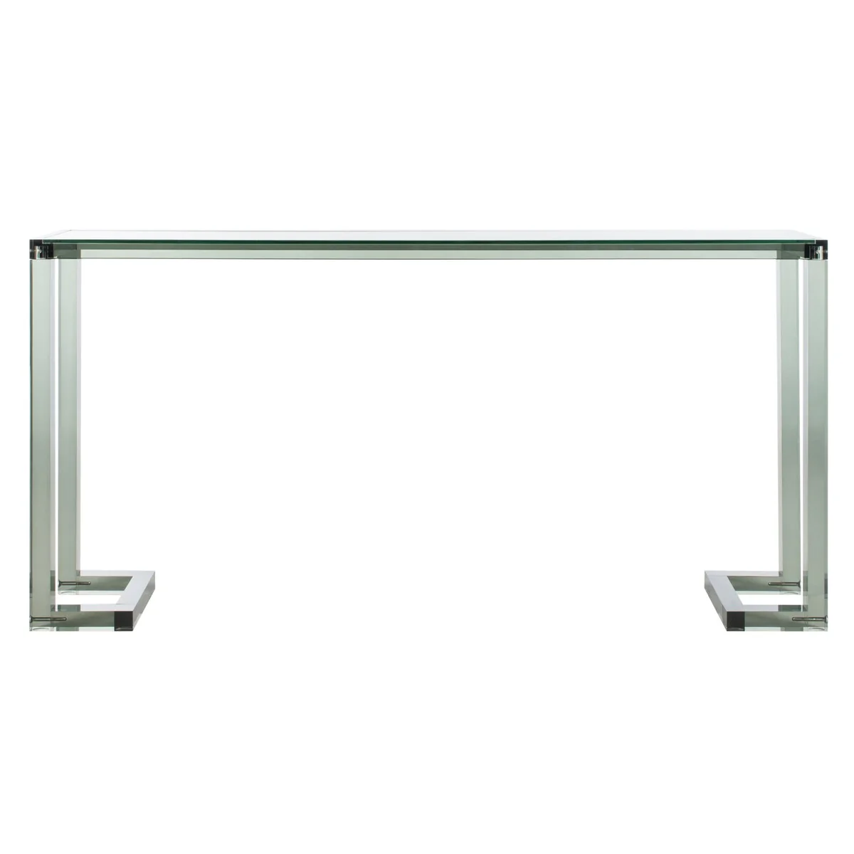 SAFAVIEH Couture Camryn Acrylic Console Table - Clear - 60 W x 10 L x 30 H - 52Wx10Dx30H