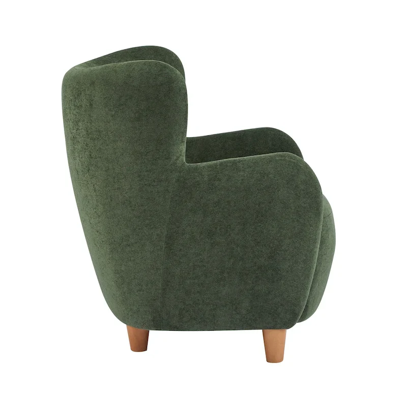 Bacho Fabric Wingback Accent Chair by Christopher Knight Home
