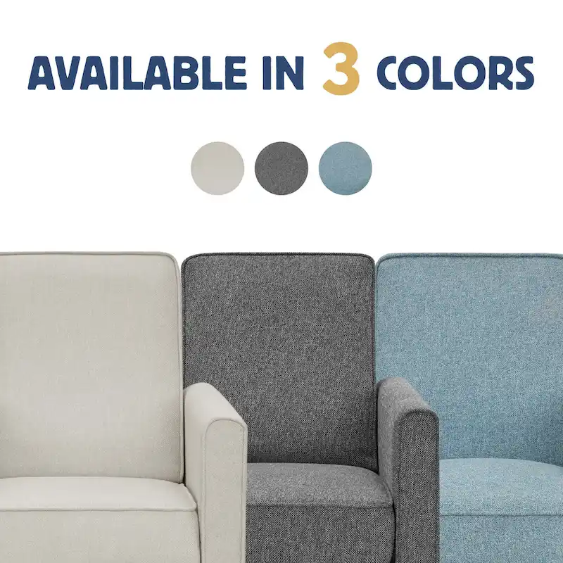 Haynes Traditional Fabric Welted Padded Recliner Chair by Furniture of America