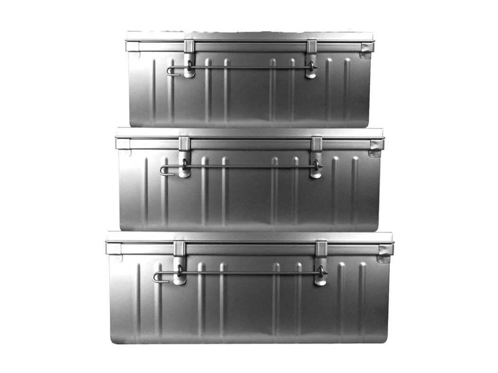 Set Malles Acier - Argente