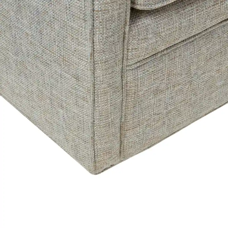 Madison Park Betty Upholstered Swivel Curved Armchair