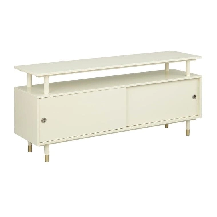 Simple Living Margo Mid-Century Modern Wood TV Stand