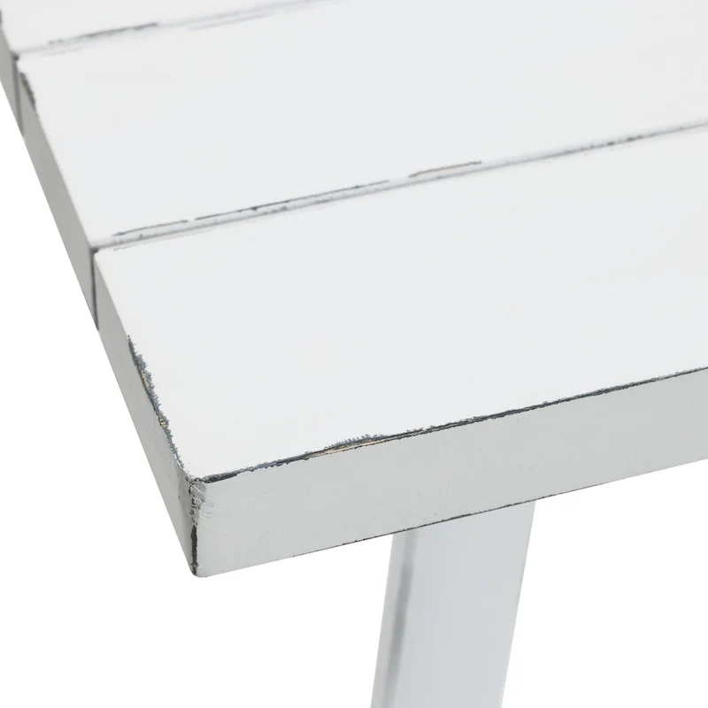 Farmhouse White Console and Entry Table - 32.5 H x 47.9 W x 15 D