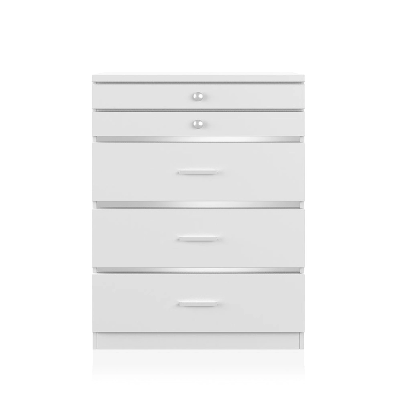 Mary Glam 5-Drawer Jewelry Armoire with Felt by Furniture of America