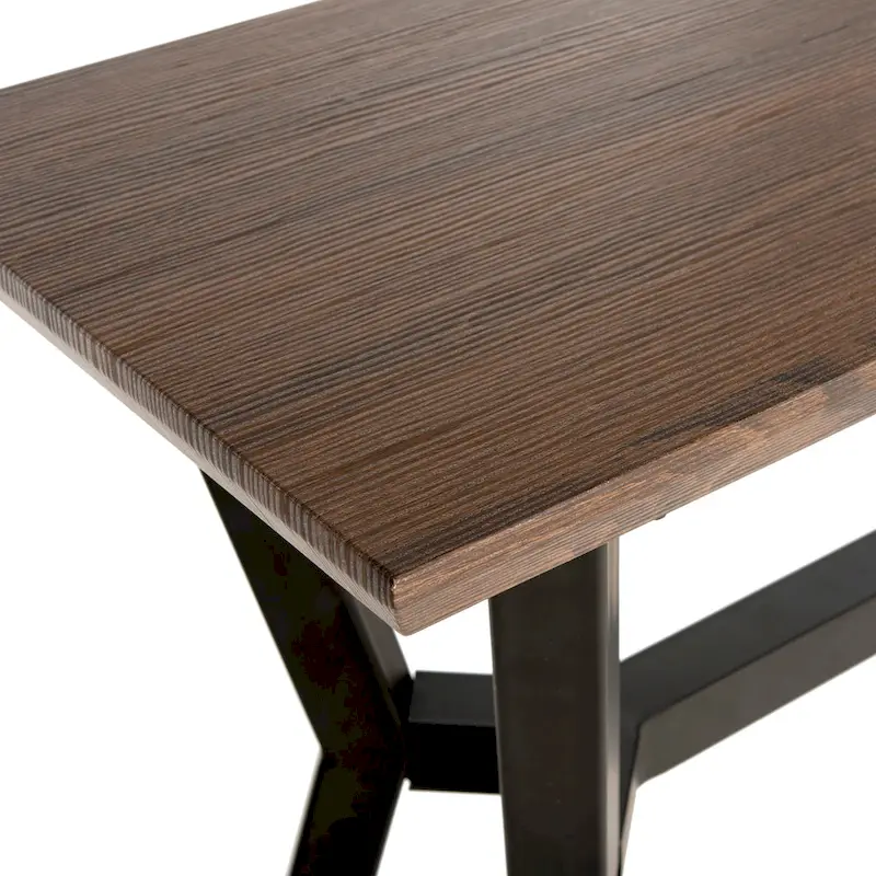 SAFAVIEH Andrew Brown/ Black Console Table - 39W x 14D x 31H