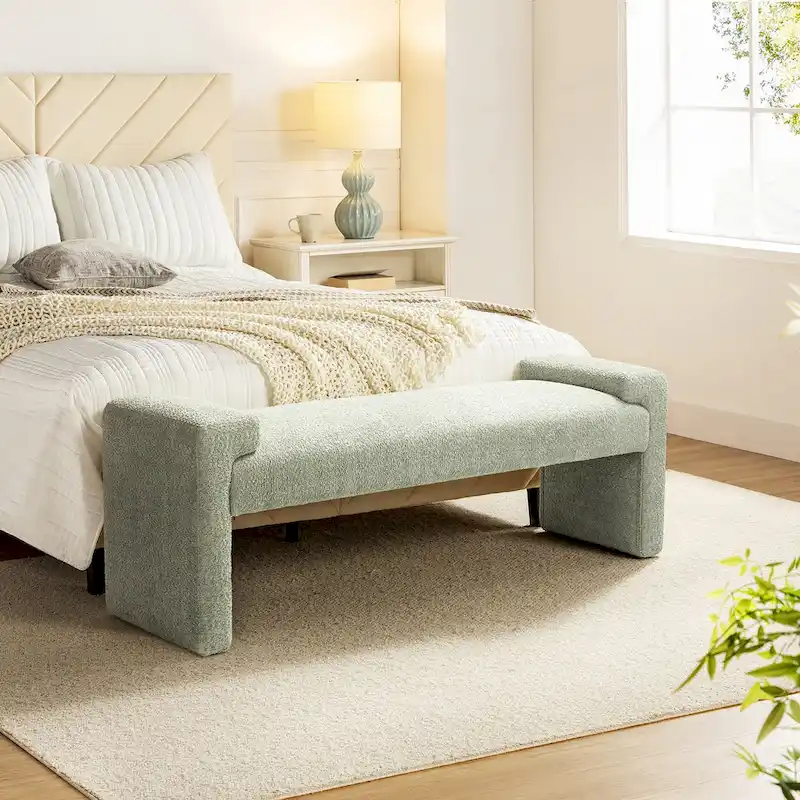 Roland Upholstered Bedroom Bench by HULALA HOME